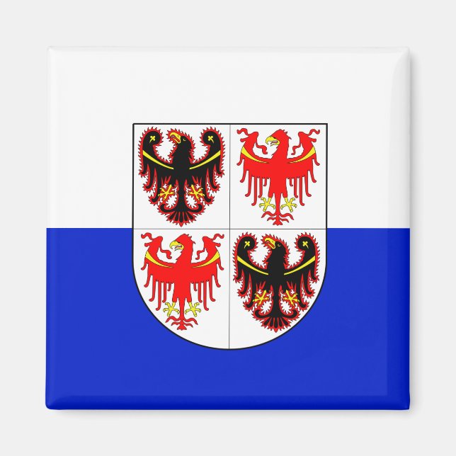 Flag of Trentino-Alto Adige (Italy)  Magnet (Front)