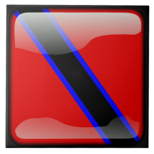 Flag of Trinidad and Tobago Ceramic Tile