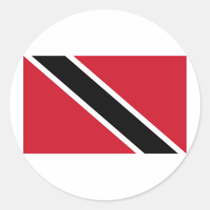 Flag of Trinidad and Tobago Classic Round Sticker