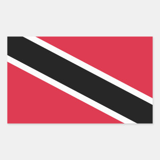 Flag of Trinidad & Tobago Rectangular Sticker