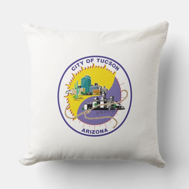 Flag of Tucson, Arizona Cushion (Front)