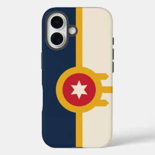 Flag of Tulsa, Oklahoma iPhone 16 Case