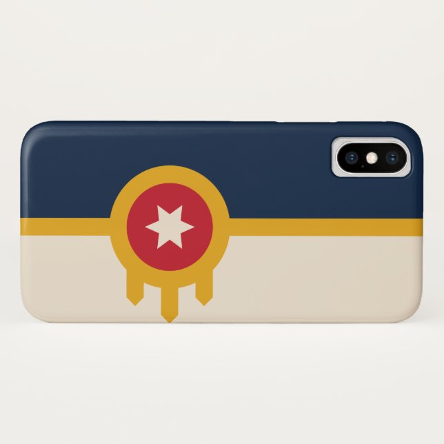 Flag of Tulsa (Oklahoma) Case-Mate iPhone Case (Back (Horizontal))