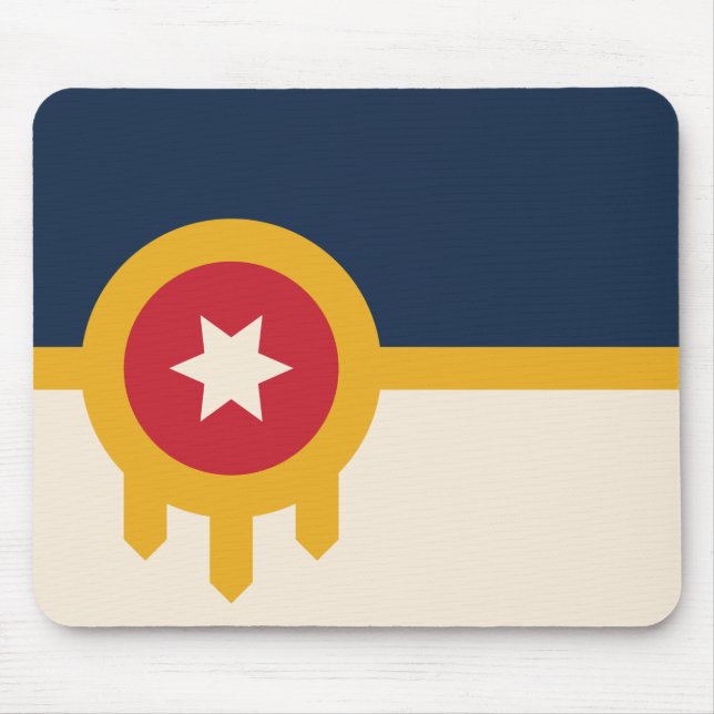 Flag of Tulsa, Oklahoma Mouse Pad (Front)
