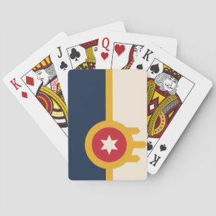 Flag of Tulsa, Oklahoma Playing Cards