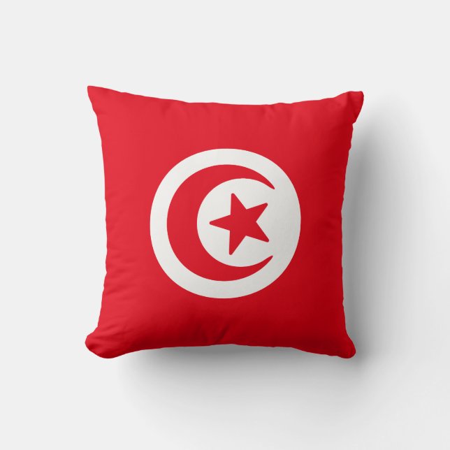 Flag of Tunisia Cushion (Front)