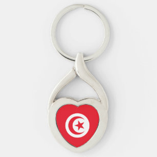Flag of Tunisia Key Ring
