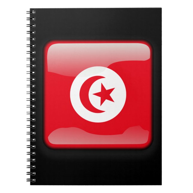Flag of Tunisia Notebook (Front)