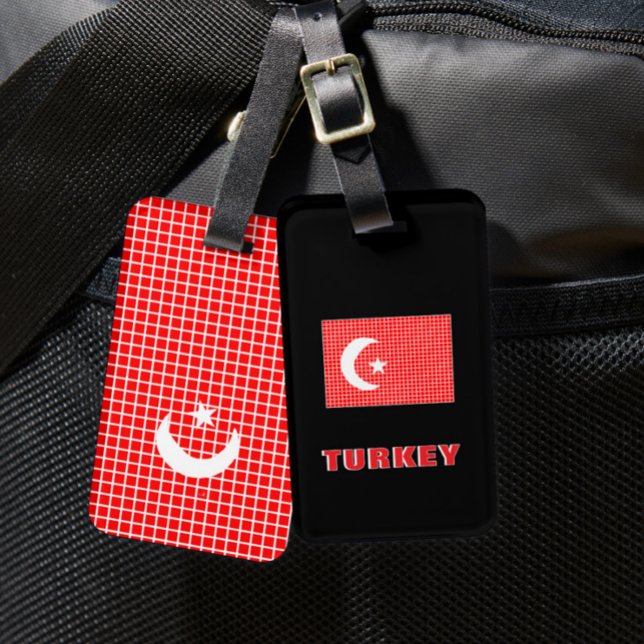 Flag of Turkey Luggage Tag (Creator Uploaded)