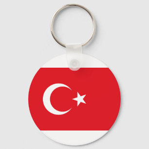 Flag of Turkey Products Key Ring