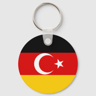 Flag of Turkish Community of Germany Key Ring