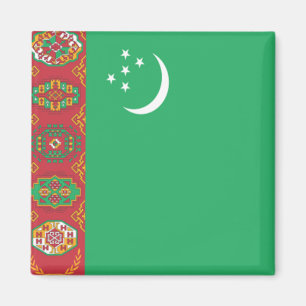 Flag of Turkmenistan Magnet