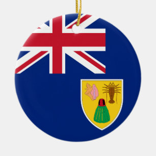 Flag of Turks and Caicos Islands Ceramic Ornament