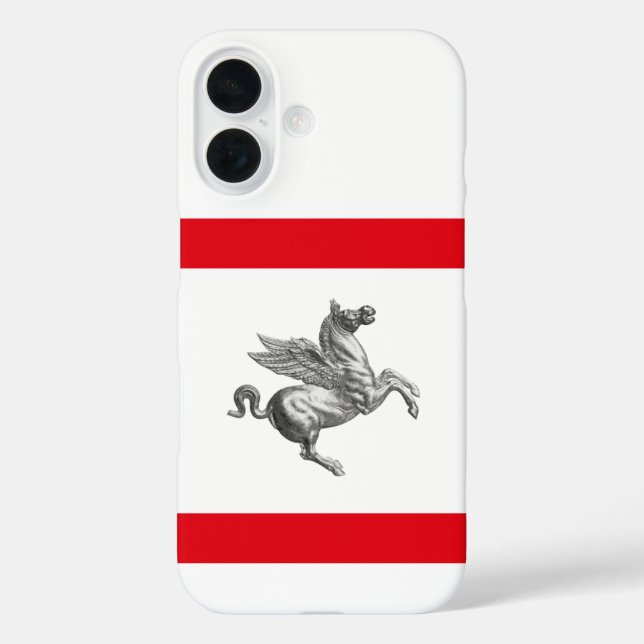 Flag of Tuscany, ITALY Case-Mate iPhone Case (Back)