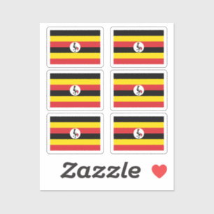 Flag of Uganda Collection pack of 6