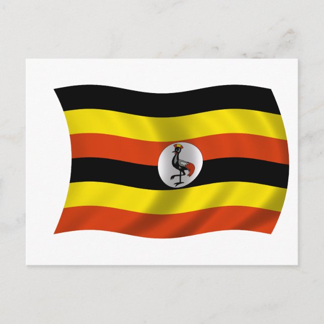 Flag of Uganda Postcard (Front)