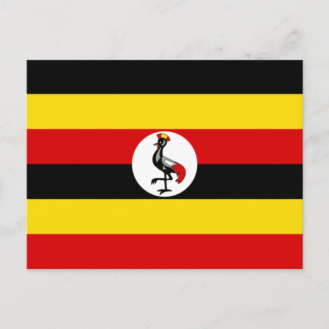 Flag of Uganda Postcard (Front)