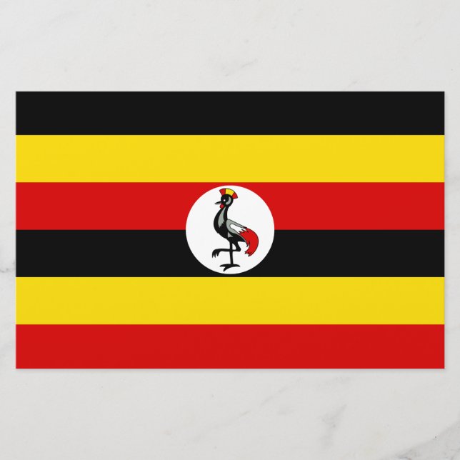 Flag of Uganda Stationery (Front)