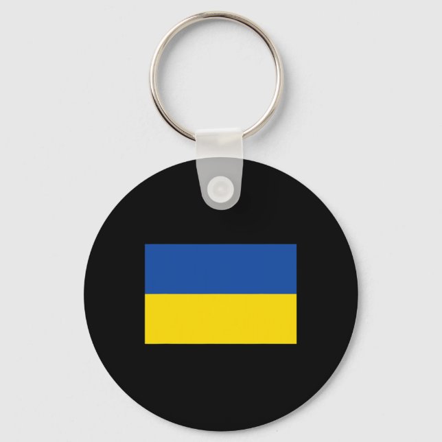 Flag Of Ukraine1  Key Ring (Front)