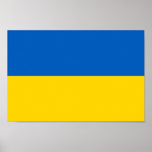 Flag of Ukraine - Прапор України Poster