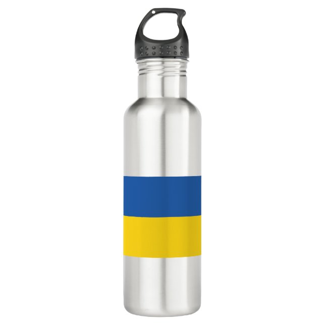 Flag of Ukraine 710 Ml Water Bottle (Front)
