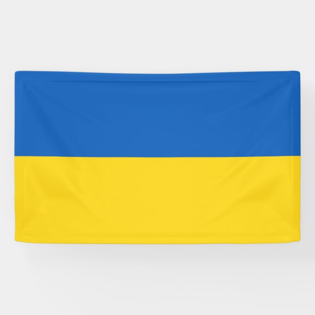 Flag of Ukraine Banner (Horizontal)
