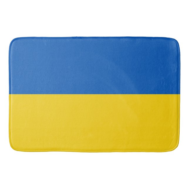 Flag of Ukraine Bath Mat (Front)