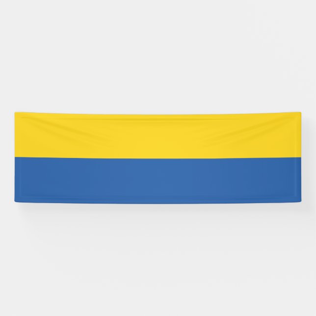 Flag of Ukraine Button Banner (Horizontal)