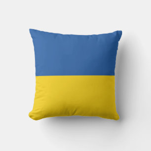 Flag of Ukraine Button Cushion