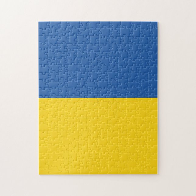 Flag of Ukraine Button Jigsaw Puzzle (Vertical)