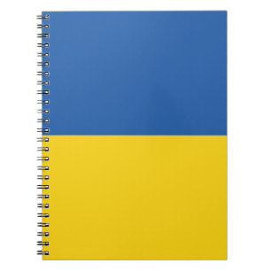 Flag of Ukraine Button Notebook
