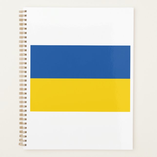 Flag of Ukraine Button Planner (Front)