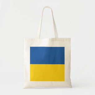 Flag of Ukraine Button Tote Bag