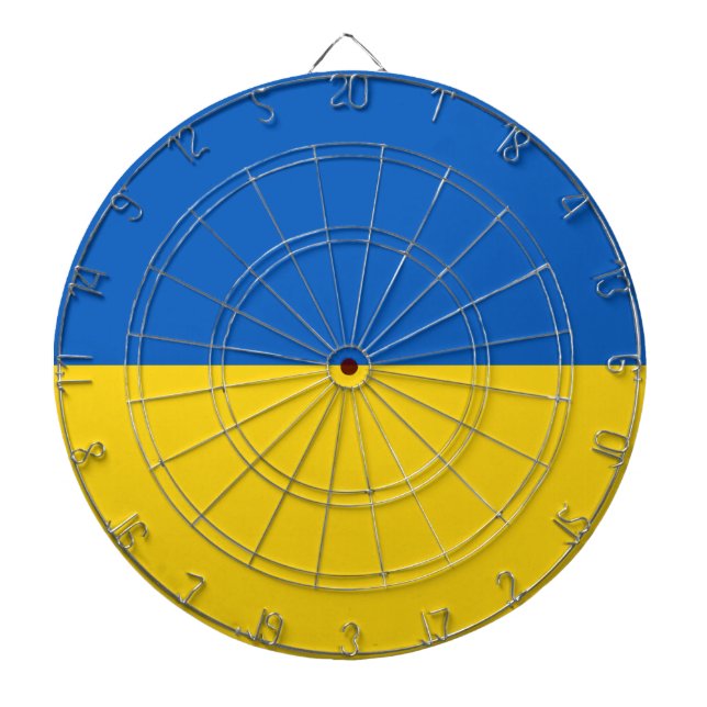 Flag of Ukraine Dartboard (Front)