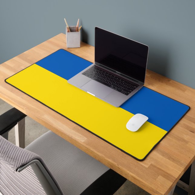 Flag of Ukraine Desk Mat (Office 2)