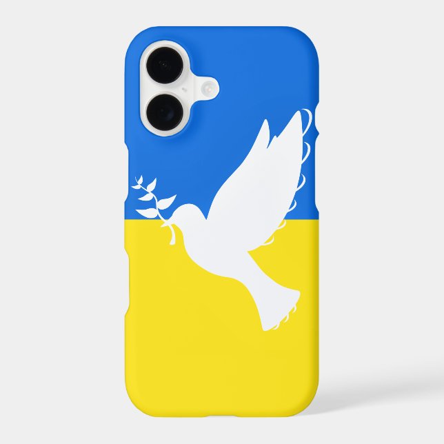 Flag of Ukraine - Dove of Peace - Freedom - Peace  (Back)