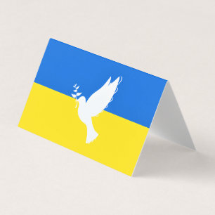 Flag of Ukraine - Dove of Peace - Freedom - Peace 