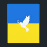 Flag of Ukraine - Dove of Peace - Freedom - Peace  Flyer<br><div class="desc">Ukraine - Peace - Ukrainian Flag - Freedom Support - Solidarity - Strong Together - Freedom Victory ! Let's make the world a better place - everybody together ! A better world begins - depends - needs YOU too ! You can transfer to 1000 Zazzle products. Resize and move or...</div>