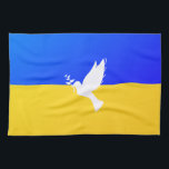 Flag of Ukraine - Dove of Peace - Freedom - Peace Tea Towel<br><div class="desc">Flag of Ukraine - Dove of Peace - Freedom - Peace Support - Solidarity - Ukrainian Flag - Strong Together - Freedom Victory ! Let's make the world a better place - everybody together ! A better world begins - depends - needs YOU too ! You can transfer to 1000...</div>