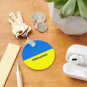 Flag of Ukraine Key Ring