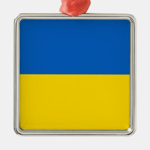 Flag of Ukraine Metal Ornament