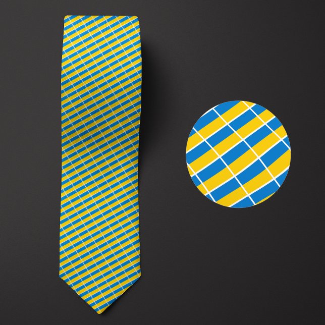 Flag of Ukraine Pattern Tie (Creator Uploaded)