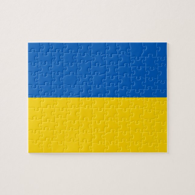 Flag of Ukraine Photo Puzzle (Horizontal)