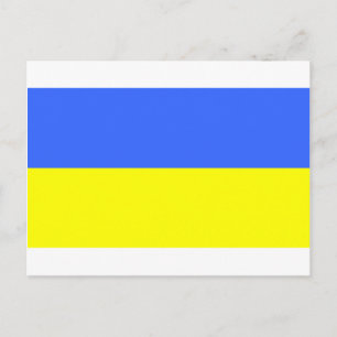 Flag of Ukraine Postcard