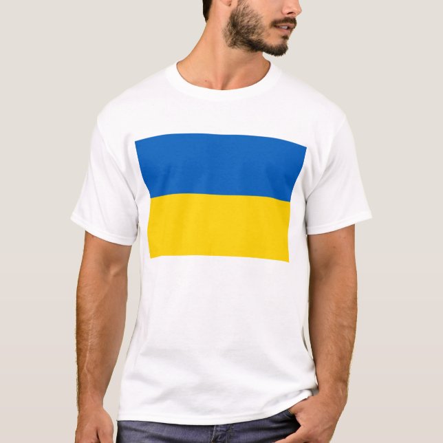 Flag of Ukraine T-Shirt (Front)