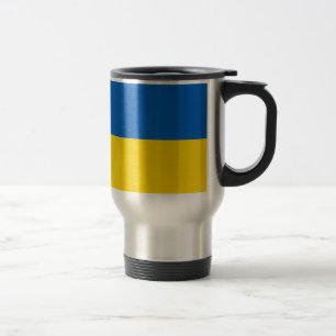 Flag of Ukraine Travel Mug
