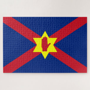 Flag of Ulster Nation (Northern Ireland) Jigsaw Puzzle