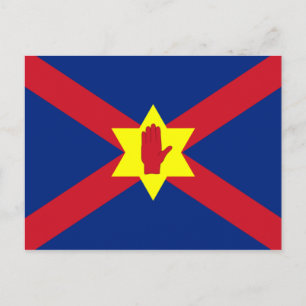 Flag of Ulster Nation (Northern Ireland) Postcard