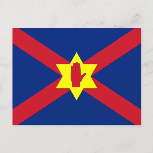 Flag of Ulster Nation (Northern Ireland) Postcard (Front)