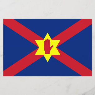 Flag of Ulster Nation (Northern Ireland) Stationery